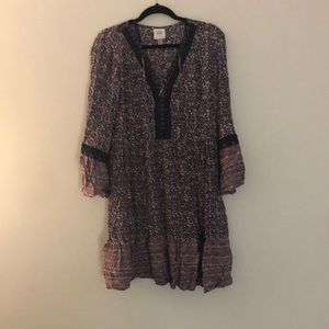 Mid length flow dress